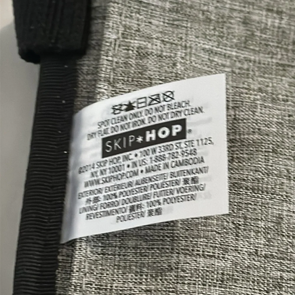 Skip hop 2 in 1 changing station gray melange NWT